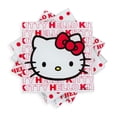 thumbnail image 3 of Set de posavasos Sanrio Hello Kitty Red Bow Glass x4, 3 of 9