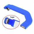 thumbnail image 2 of CY 360 Degree Angled Type-C Male to USB-C Female Extension Ultra Slim Data Cable Connector Protector 65W Fast Charge for Tablet Phone, 2 of 9