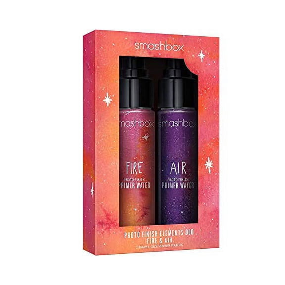 Smashbox Photo Finish FIRE & AIR Primer Water Duo: Black Pepper Cinnamon and Geranium Melon 2x 1 fl oz