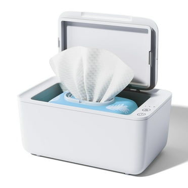 Kisdream Baby Wipe Warmer, Wipe Warmer and Baby Wet Wipes Dispenser, Wipes Warmer for Newborn Baby Evenly Heated, Portable Wipe Warmer Smart Control, Diaper Warmer Large Capacity Wipe Dispenser Nurse