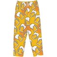thumbnail image 7 of PISONIC Beer Mugs With Foam Printed Women's Pajama Pants, Comfy Pajama Bottoms With Pockets&Drawstring, 7 of 7