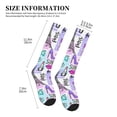 thumbnail image 2 of Compression Socks For Women And Men - Tower Flower Colorful Compression Socks Circulation For Workout, 2 of 2