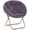 Purple/Gold, variant on YSNW Saucer Chair for Teens Adults, Oversized Folding Cozy Moon Chair with Gold Metal Frame, Furry Faux Fur Comfy Lazy Seat for Bedroom, Living Room, Dorm Room, Apartment (Purple)