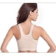 thumbnail image 4 of Sujetador deportivo con cremallera frontal para mujer, sujetador inalámbrico, sujetadores deportivos para yoga activos, 4 of 5