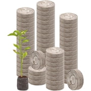60PCS Seed Starter Pods, 30mm Coir Pellets, Compressed Coco Coir Fiber Potting, Coconut Coir Pellets Seed Starter For Planting Bonsai, Flower, Herbs, Vegetables