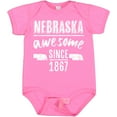 thumbnail image 3 of Inktastic Nebraska Awesome Since 1867 Boys or Girls Baby Bodysuit, 3 of 5