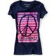 thumbnail image 1 of Camiseta gráfica para mujer Aeropostale Bulldog Aero '87 Azul Pequeña, 1 of 1