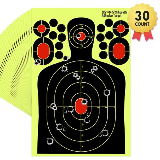 Splatterburst Targets 8 inch Stick Splatter Reactive Self Adhesive