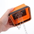 thumbnail image 3 of Caja de almacenamiento de piezas de herramientas de metal de 4,53 pulgadas, bandeja magnética plegable para piezas (naranja), 3 of 7