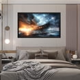 thumbnail image 3 of Christian Wall Art Jesus God Canvas Art The Storms 2 Painting For Livingroom Decor Office Bedroom Decoration, 3 of 8