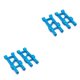 thumbnail image 4 of Tholdsy RC Car Swing Arm Metal 2 Piezas Resistente al desgaste con mano de obra exquisita Ligero Reemplazo perfecto Plata Type1 NO1 Tholdsy CBP203021, 4 of 5