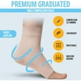 1 pair Ankle Compression SleeveOpen Toe ompression Socks for Swelling