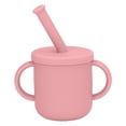 thumbnail image 4 of Silicona Silicona Copa Para Niños Pequeños con caca inquebrantable para bebés de paja limpia durante 6 meses y arriba, 4 of 7