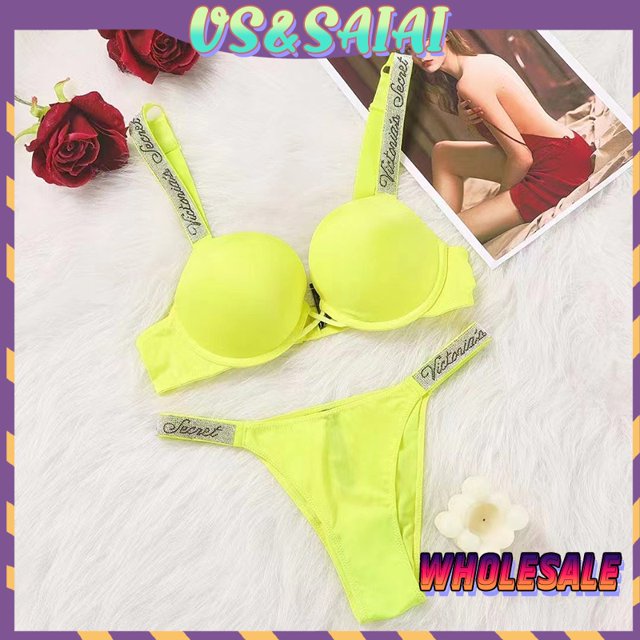 Bikini De Diamantes De Imitación Sexy Encaje Ropa Interior De Las Mujeres Tanga Lencería Conjunto De 2 Piezas Push Up Ajustable Sujetador Sui Gao Jiahui unisex
