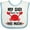 White and Blue, variant on Inktastic My Gigi Loves Me Grandkids Boys or Girls Baby Bib