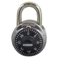 Master Lock Combination Padlock,3/4 in,Round,Silver 1500LH