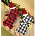 thumbnail image 3 of New Dog Bone With Bow Bowknot Christmas Stocking Gift Bag Xmas Decor2pcs-red, 3 of 4