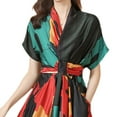 thumbnail image 2 of Vestido de verano para mujer, elegante, de manga corta, talla grande, estilo vintage XXL, 2 of 2