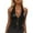 Black, variant on Kureaily Women's Basic Neck Camisole Top For Music Festival Daily Wear Date Night Bar Outfit Versatile Staple Wardrobe Summer Basic Tanks