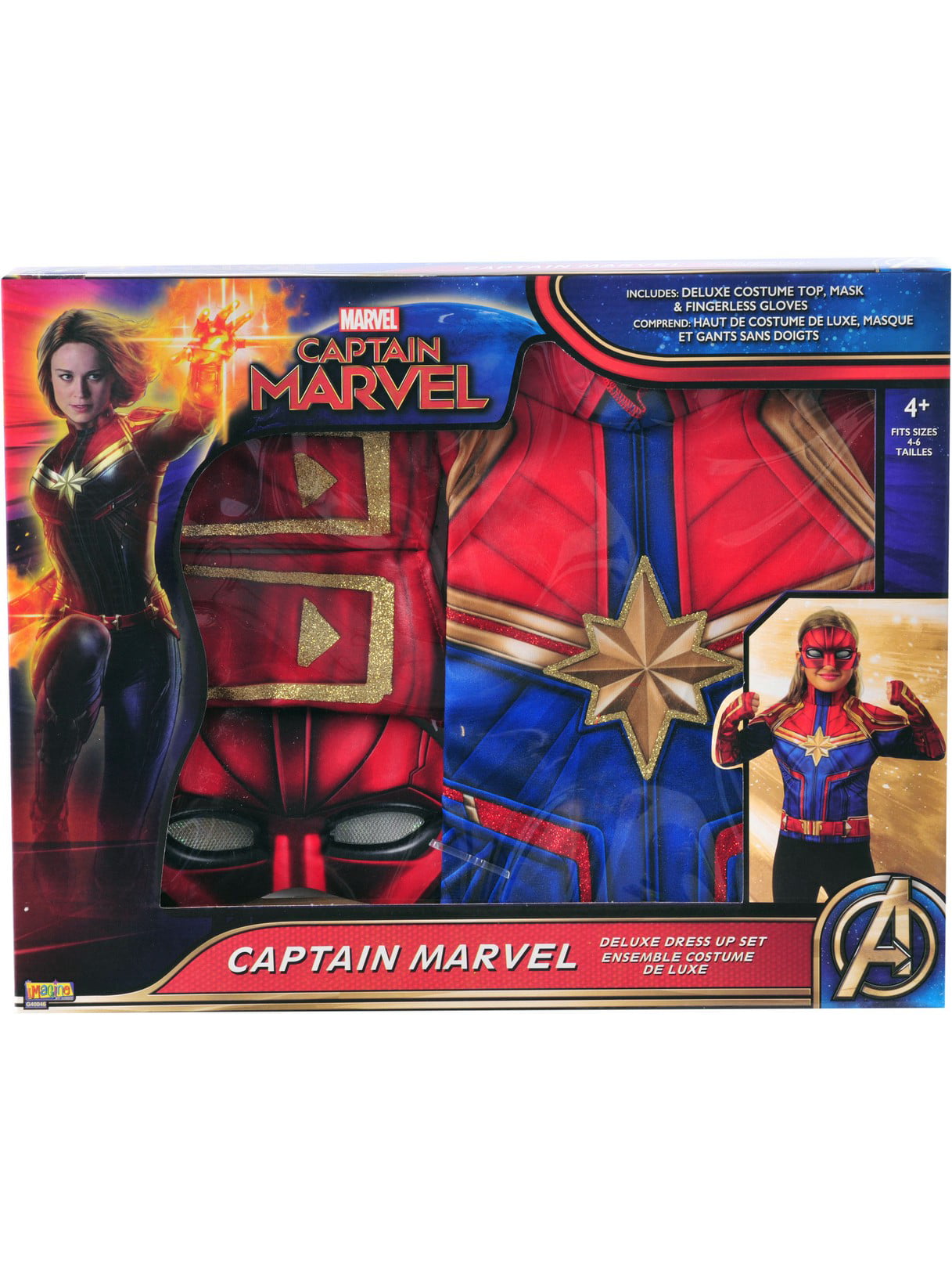 Captain Marvel Dress Up W