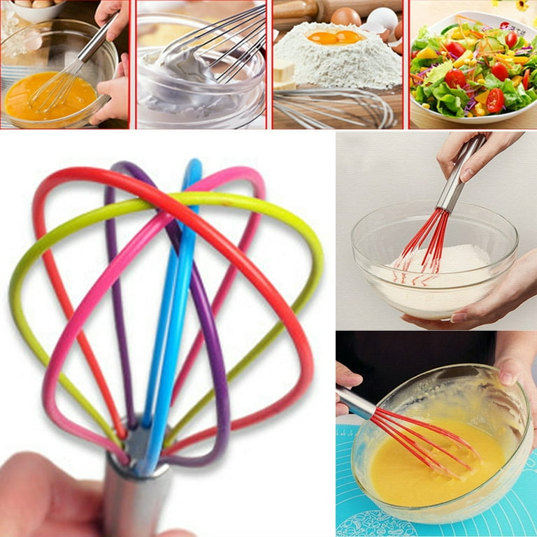 Whisk Silicone Heat Resistant, Silicone Whisk Kitchen