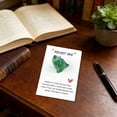 thumbnail image 4 of Green Dinosaur Resin Pocket Card for Holidays - Durable Gift Card with Handwritten Note Space, Perfect for Special Occasions and Keepsake Gifting, 4 of 6