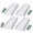 White, variant on 4-pack Rain Gutter Downspout Splash Block (black)
