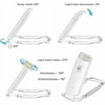 thumbnail image 2 of Usb Reading Light Rechargeable Led Reading Lights with Reading Light for Reading in Bed Clip 3 Levels Adjustable Brightness Foldable Mini Clip Lamp, 2 of 5