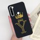 thumbnail image 1 of Funda de teléfono para Xiaomi Redmi Note 8 2021 8T, carcasa de silicona mate de lujo, con letras de corona, M1908C3JGG Fivean unisex, 1 of 2