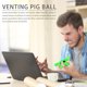 thumbnail image 1 of Bola De Ventilación Lindo cerdo en forma de mano Squeeze Ball rebote lento Squeeze Vent Ball para niños adultos Sywqhk libre de BPA, 1 of 6