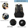 thumbnail image 4 of FORMRS Unisex School Backpack 17" Student Travel Bag with Laptop Compartment, Brown Mystical Owls, 4 of 7