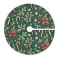 thumbnail image 6 of Yayeee Christmas Tree Skirt 35 inches for Xmas Tree Holiday Party Decoration, Christmas Candy Cane, 6 of 6