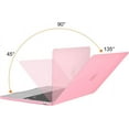 thumbnail image 4 of Mosiso 3 in 1 Case for MacBook Air 13.6 inch Case 2022-2025 Release M4 A3240 M3 A3113 M2 A2681 Touch ID, Plastic Hard Shell Case & Keyboard Cover & Webcam Cover, Pink, 4 of 6