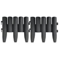 thumbnail image 3 of vidaXL Lawn Edgings 36 pcs Anthracite 32.8' PP, 3 of 6