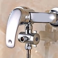 thumbnail image 3 of 1/2\\\" BSP Chrome 3-Way T-Adapter Shower Head Diverter Valve for Bath mixer Tap, 3 of 9