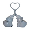 thumbnail image 2 of 2x Macetas con forma de animal, estatuas decorativas para interior y exterior Gris, 2 of 9