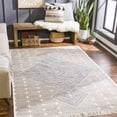 thumbnail image 2 of Surya Bursa BUR-2301 96 x 120" Rectangle Plastic Rug in Charcoal/Gray/Cream, 2 of 7