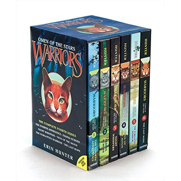 Warrior Cats Series 4 Omen of the Stars 6 Books Box Set Collection By Erin (The Fourth