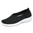 thumbnail image 2 of CAIXAI Wide Toe Box Shoes Women Adjustable Upper Womens Platform Sneakers Lightweight Closed Toe Slip on Walking Shoes Women Mesh Knitted Mary Jane Flats Hands-Free Sports Shoes, 2 of 7