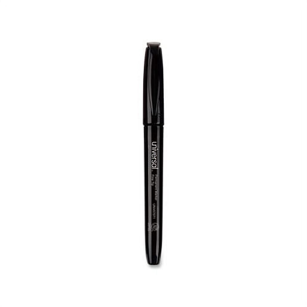 Pen-Style Permanent Marker Fine Bullet Tip, Black, 36/Pack