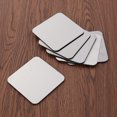 thumbnail image 4 of Ensemble de 6 Sous-Verres en Acier Inoxydable Carrés Résistant à la Chaleur Antidérapant Napperons de Table avec Support de Base (8.5X8.5CM), 4 of 6
