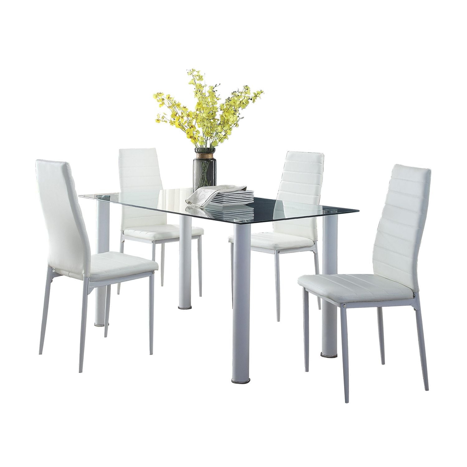 Topline Home Furnishings White Side Chair