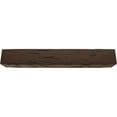 thumbnail image 4 of Ekena Millwork 4"W x 12"H x 8'L 3-Sided (U-beam) Pecky Cypress Endurathane Faux Wood Ceiling Beam, Premium Hickory, 4 of 23