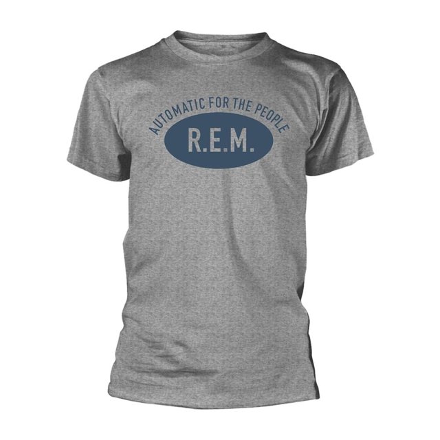 R.E.M - Camiseta Automatic para Adultos Unisex (Gris)