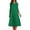 C-Green497, variant on DHFJKG Wedding Guest Dresses For Women Casual Summer Dress 3/4 Sleeve Crew Neck Solid Color Flowy Swing A-Line Midi Dress Daily Wear Soft Dresses