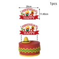 thumbnail image 4 of Conjunto de decoración de fondo de fiesta estilo bandera de carnaval accesorios de fotografía adecuados para diversas ocasiones, 4 of 5
