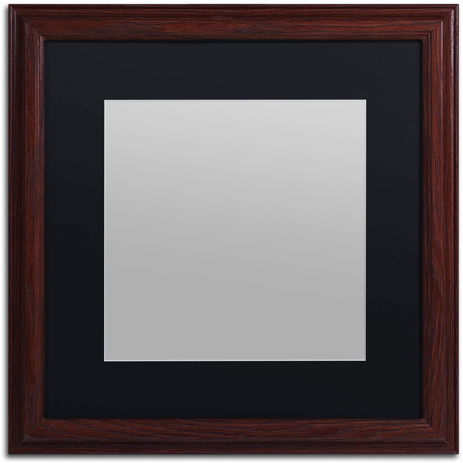 16x16 Picture Frames Black Display Picture Frame 12x12 Solid Wood with Mat Wooden Square Photo Frame for Wall Hanging or Table Top Home Decoration-16x16 Black 