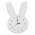 thumbnail image 3 of deevoka Silent Wall Clock Room Decorations Kids Wall Clock for Home Office Farmhouse white, 3 of 9