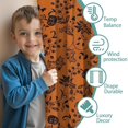 thumbnail image 3 of Blackout Kids Curtains,Halloween Floral Pumpkin Pattern Childrens Insulated Curtains Set Of 2,Bedroom Essentials,Toddler Room Decor 42"x54", 3 of 5