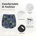 thumbnail image 4 of Bixox Women's Magic Toads in Hats pattern 2 in 1 Running Shorts - Lightweight Athletic Workout Gym Yoga Shorts Liner with Pockets - Small, 4 of 7